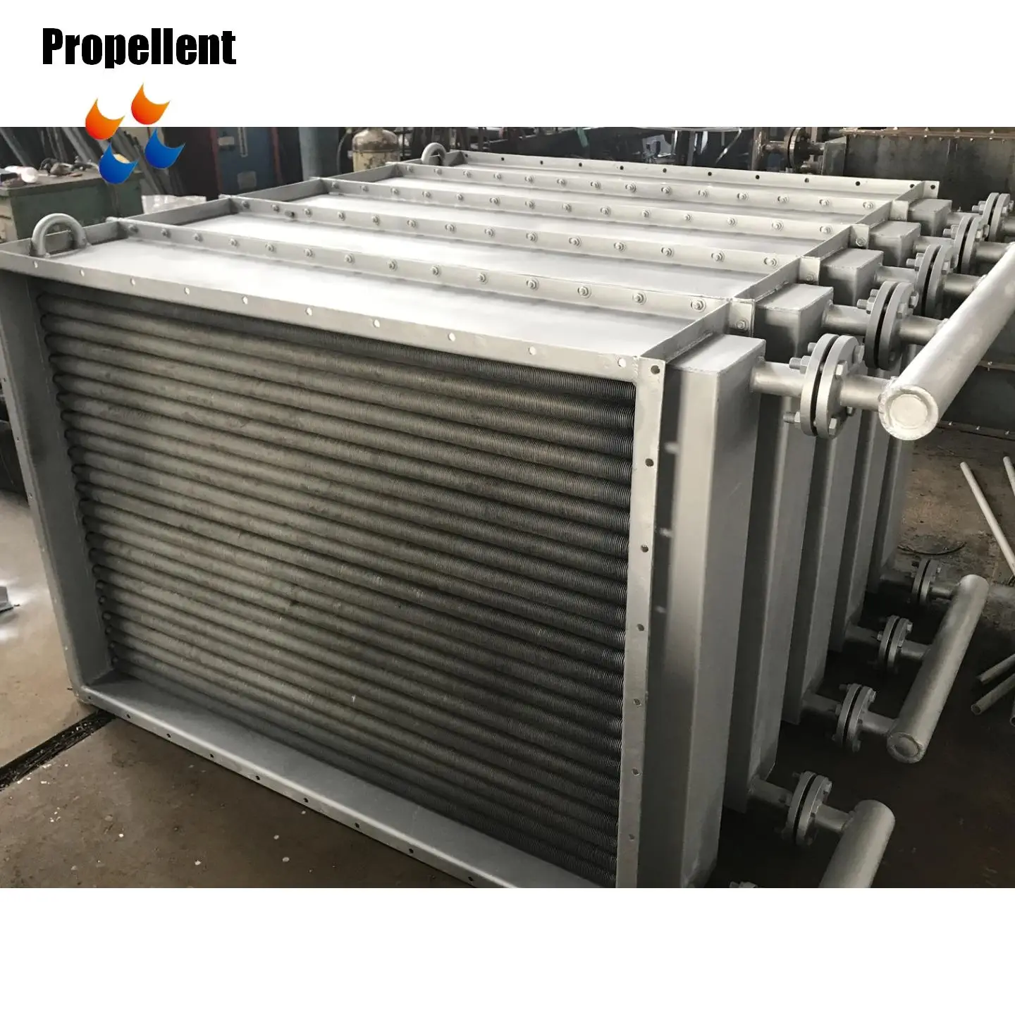 Finned Heat Exchanger for Winemaking Fermentation Workshops | Precise Temperature Regulation Ensures Yeast Activity