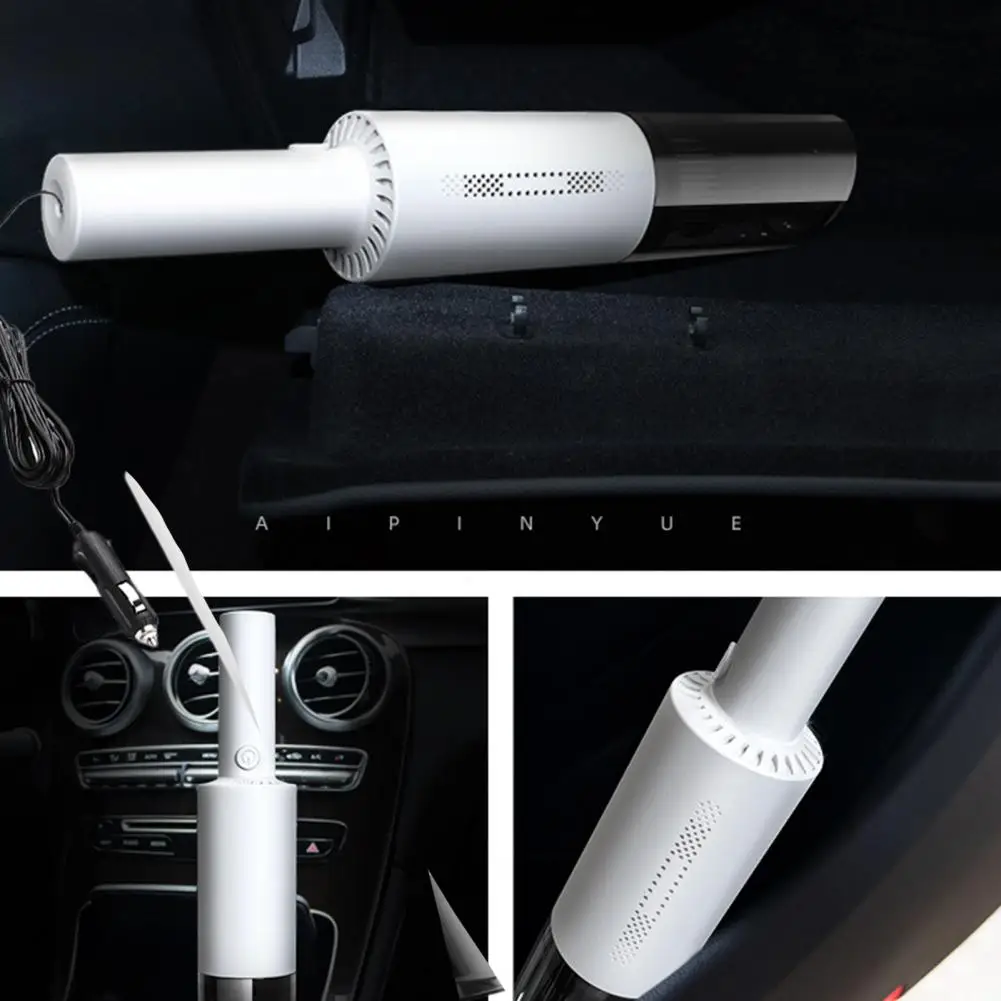 

Car Vacuum Cleaner Practical Comfortable Grip Detachable Auto Wired Vacuum Cleaning Device for Home