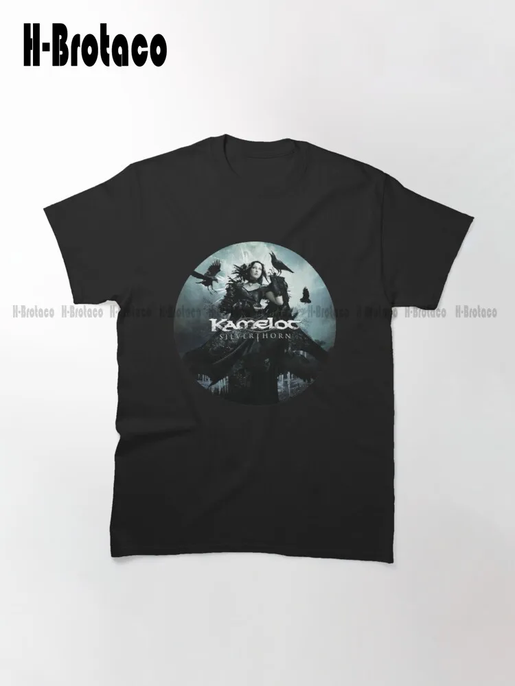 Kamelot เพลงคลาสสิกเสื้อยืด Baju Bisbol คุณภาพสูงน่ารักน่ารัก Kawaii การ์ตูนผ้าฝ้ายเสื้อ Xs-5Xl ใหม่