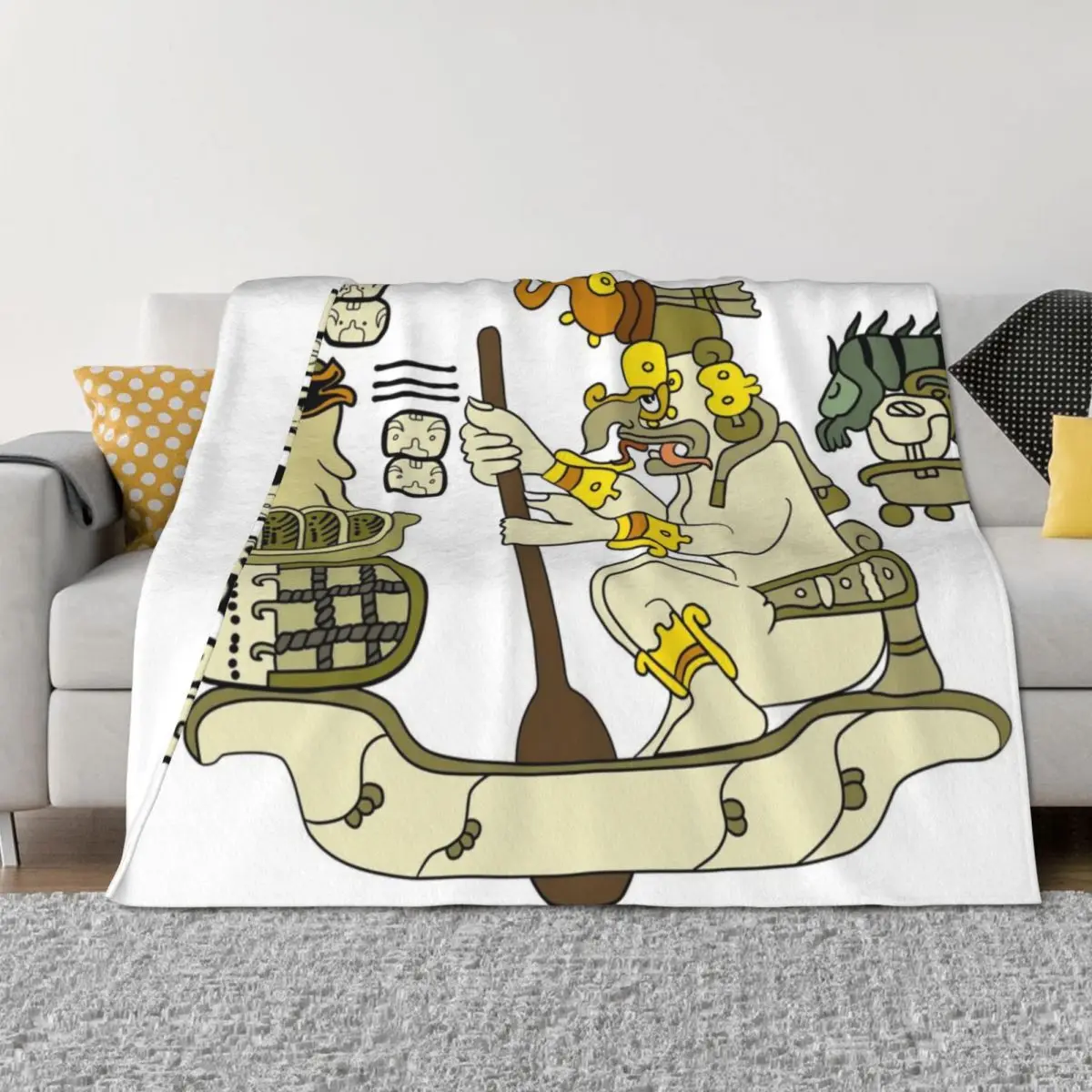 

Chaak - Mayan god of rain Throw Blanket Sofa Quilt decorative sofa bed Blankets