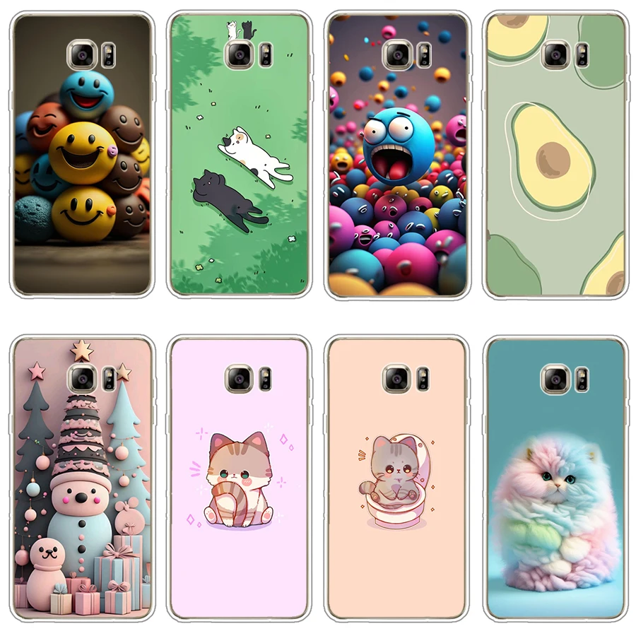 6 For Galaxy note 5/Note8/Note9/J1 2016/J1 Ace/a80 Mobile Phones Case TPU Soft Silicon Protecitve Shell Cover Casing