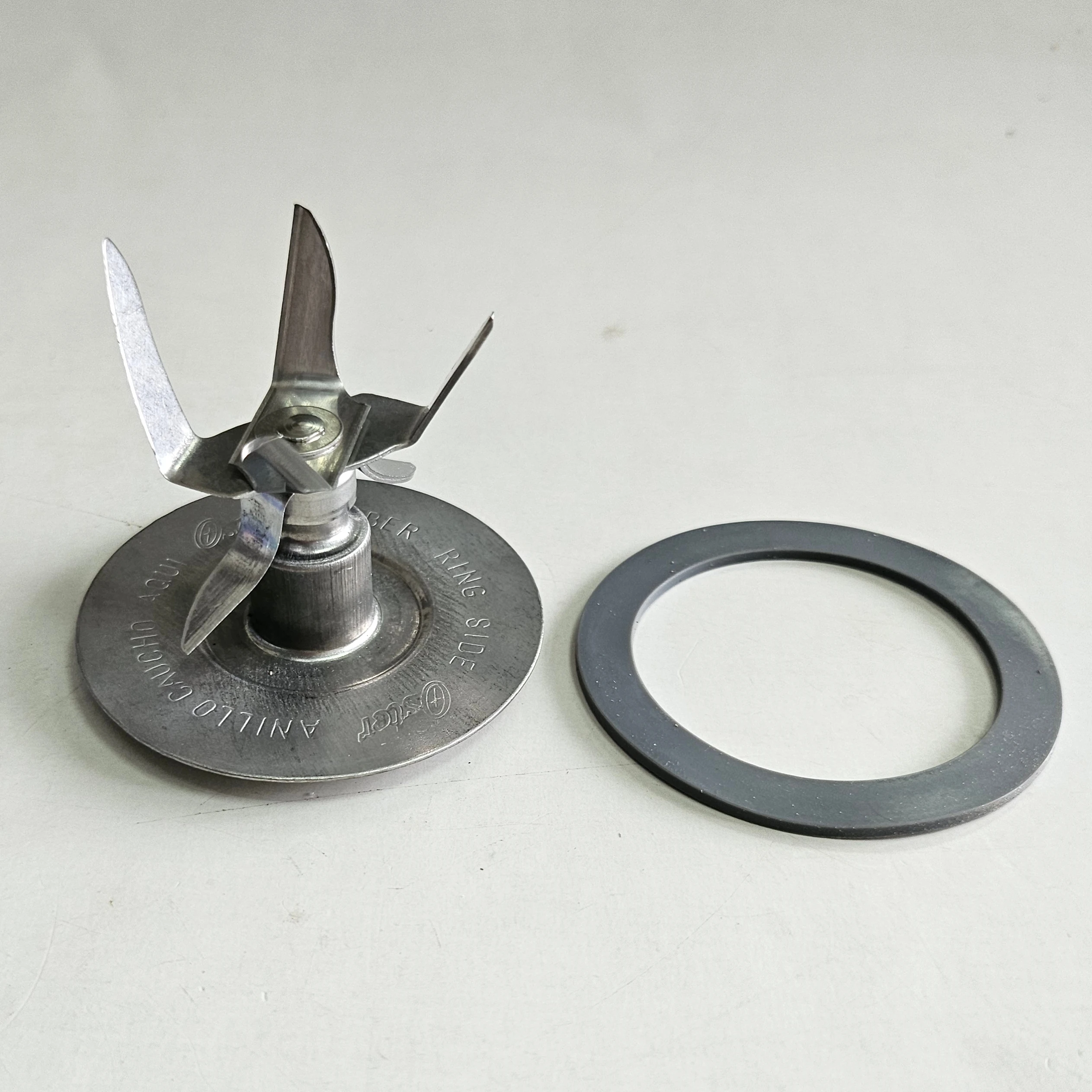 Replacement Parts For Oster Osterizer Blender- 6 Point Fusion Blade 4980 with Rubber Seal Gasket, For Oster 5 & 6 Cup Jars view 3