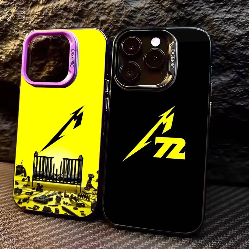 

72 Seasons Band Phone Case For iPhone17,16,15,14,13,12,11 Plus,Pro Max Colored Silver Plated Inside Cover