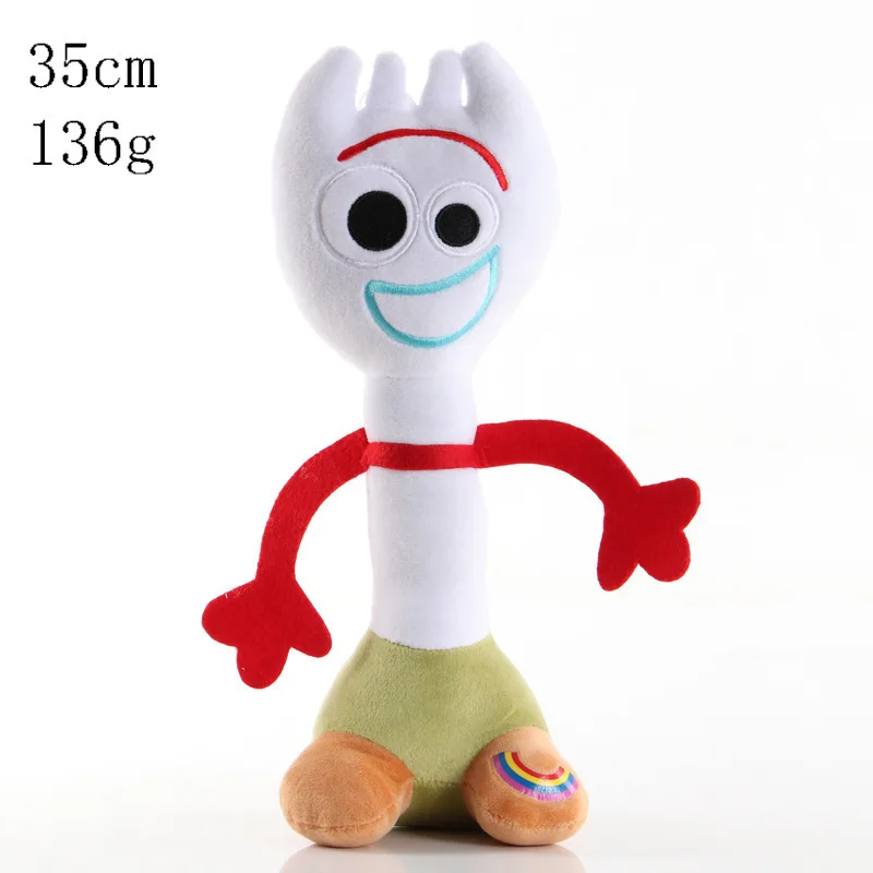 Toy Story 4 Woody Forky jouets en peluche dessin animé poupée en peluche Anime poupée en peluche sac à dos pendentif porte-clés cadeau d'anniversaire pour garçons enfant