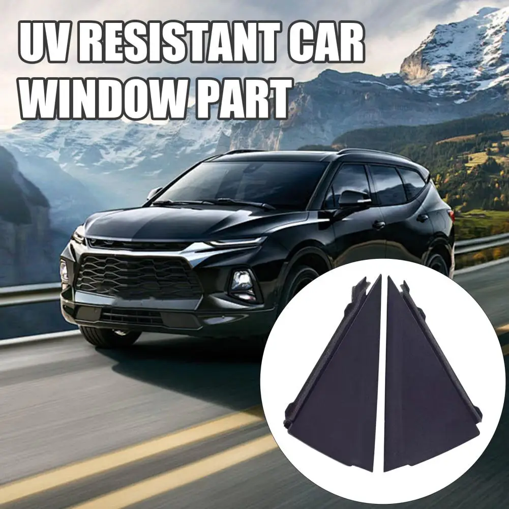 Sealed Sponge Window Edge Rear Door Side Window Triangle Cover Rear Pillar Trim Panel Noise Reduction Seal Durable Plastic