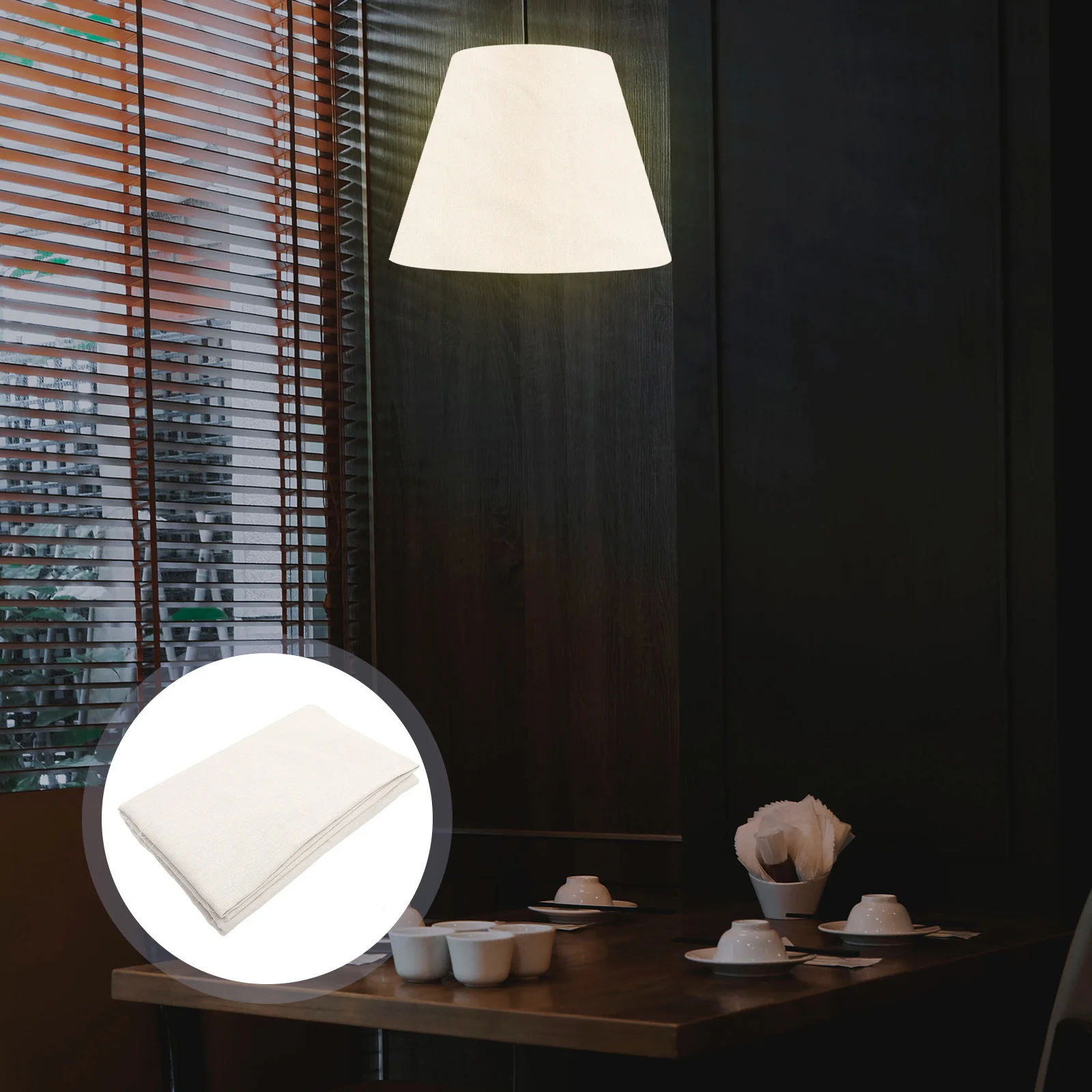 

Premium Fabric Lamp Shade Material Light Cover DIY Material Pre-Cut Light Shade Fabric