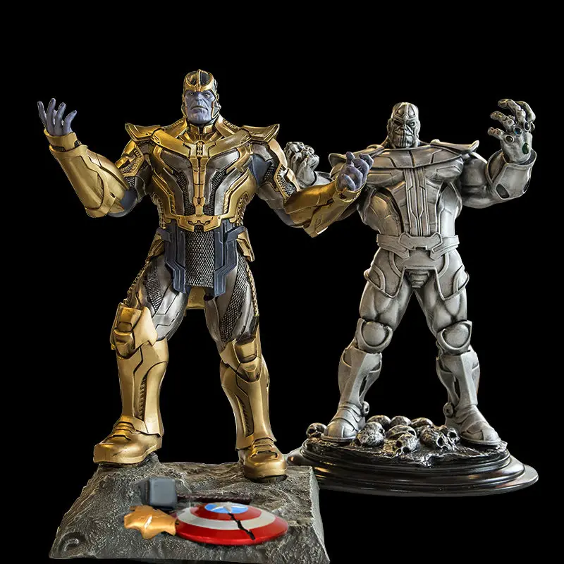 

Large 35cm Infinity War Thanos Gauntlet model Action Figure Collection Super Hero Iron man statue Toy Ironman Kids adult Gift