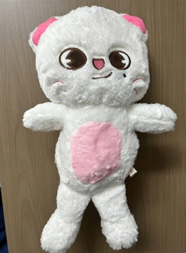 50cm Kpop Skzoo Plüschtier Wolfchan Kawaii Cartoon Stofftier Plüschpuppe Große Größe Schlafkissen Geschenk