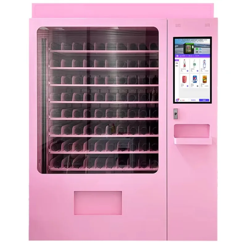 

Customized OEM/ODM Smart Beauty Vending Machines for Cosmetics Skin Care Wigs Eyelash-Multiple Touchscreen 24 Hours Self Service