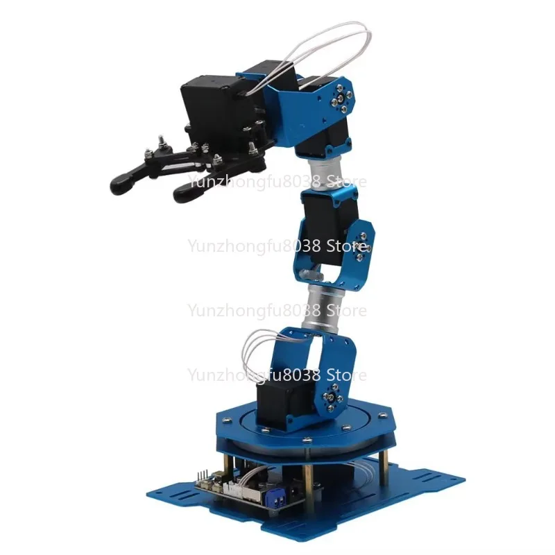 Unfinished Standard Edition 6-DOF Robotic Arm 6-Axis Aluminum Robotic Arm with Servo System