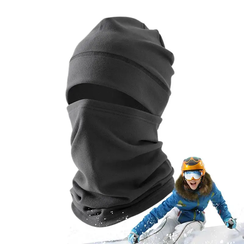 Warm Face Shield Windproof Hooded Scarf Portable Cold Weather Gear Winter Accessories For Skiing Motorcycling Ice Fishing