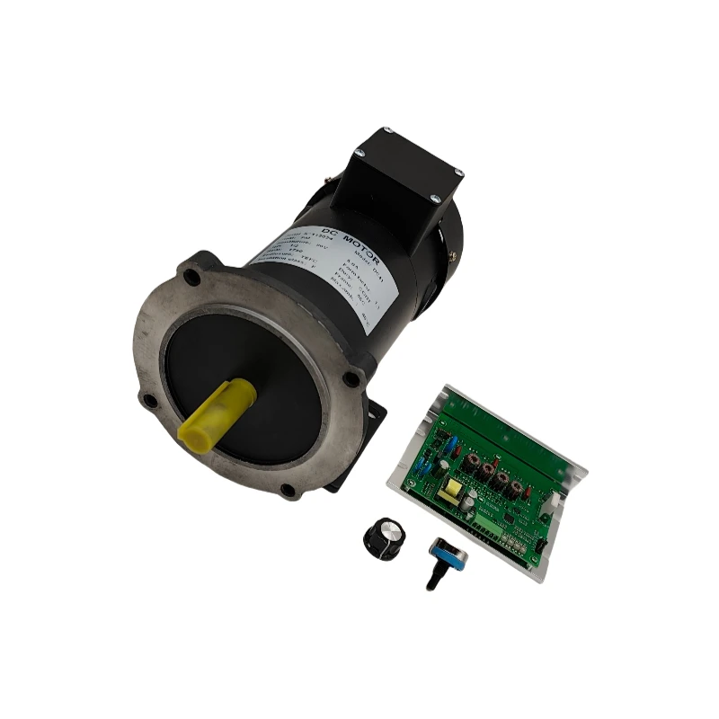 Factory Supplied 113ZYT  90V  1/2 HP 1750rpm  High Speed Engine Driver dc Brushed  Forced air Cooling  Motor   Controller set