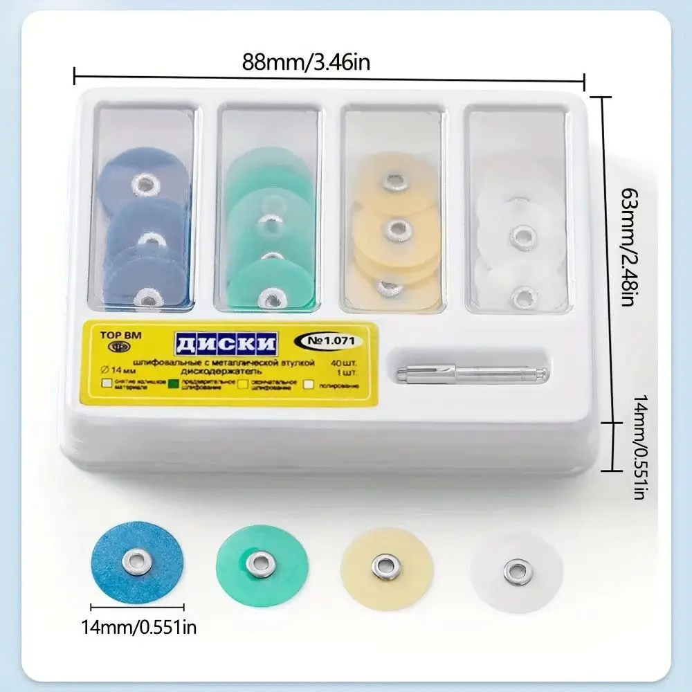 Dental Polishing Discs Teeth Beauty Polishing Sheets 1.071 Set of Polishing Wheels Oral Nano Material Dental Equipment