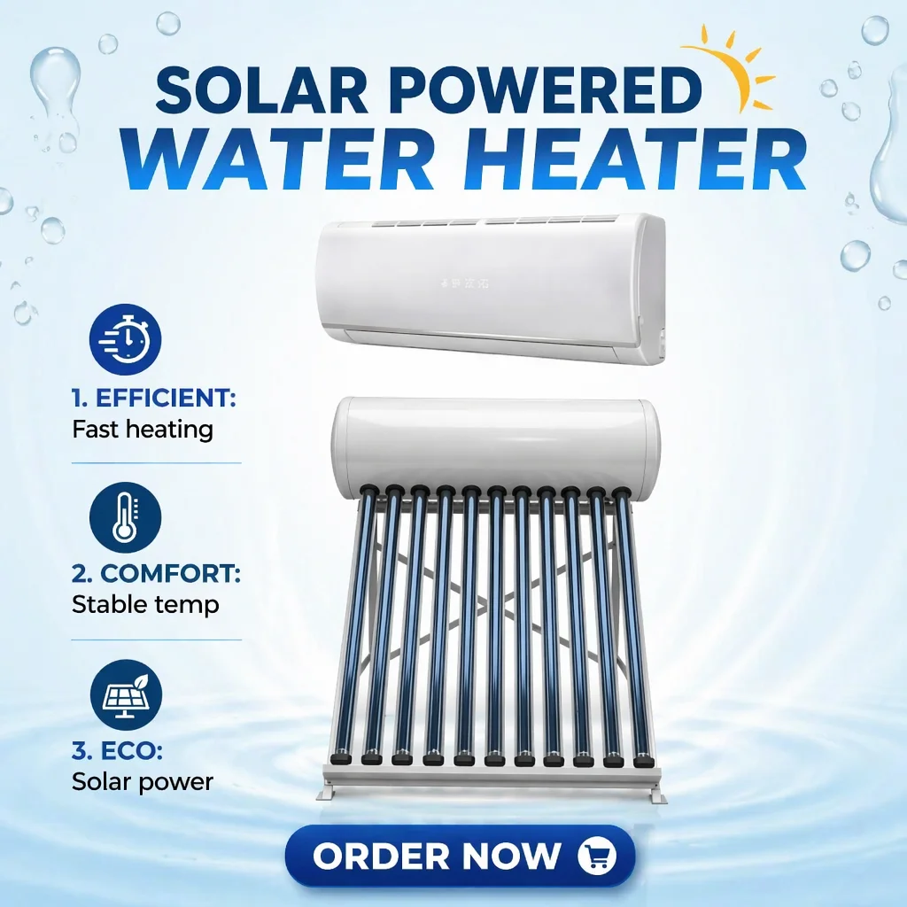 Solar Energy Saving R32 Split Air Conditioner AIRWENS 48V Full DC Off-Grid Unit for RV Cabin Rural Residence Household Hotel Use view 2