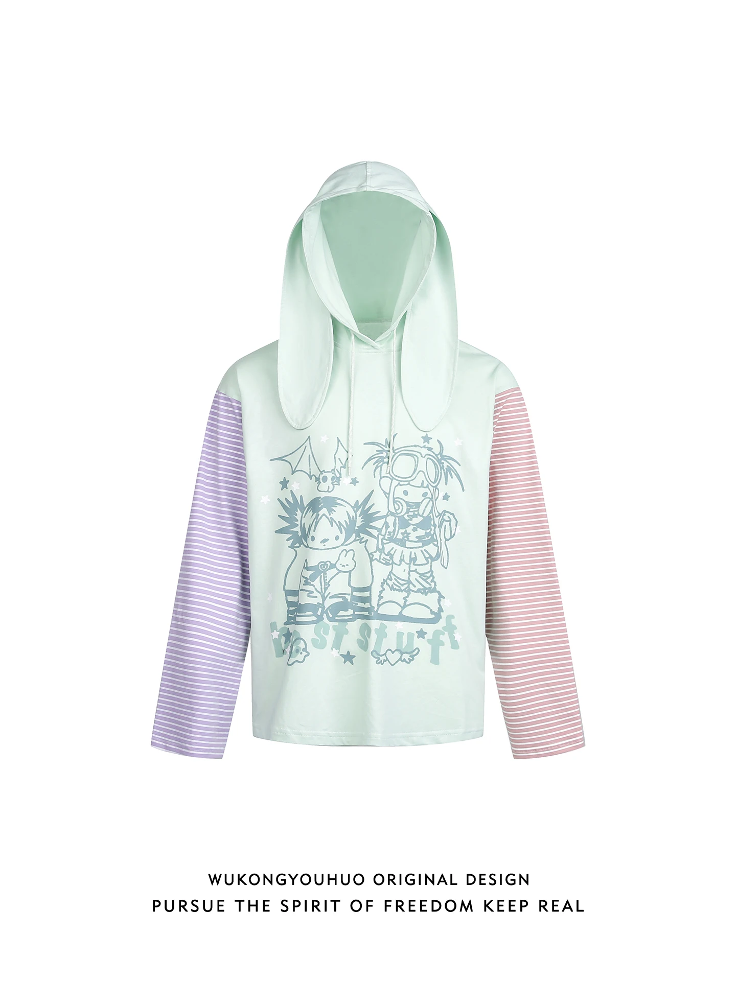 

Модная толстовка с длинным рукавом, в полоску, с цветными вставками, мужская футболка, повседневный худи-пуловер для пар, весенний, хлопковый