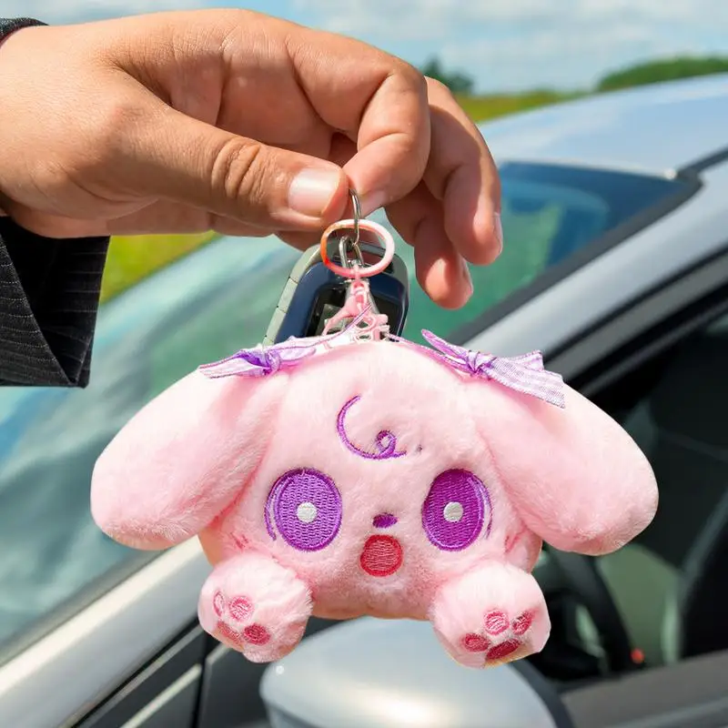 Star Twinkle PreCure Keychain Plush Purse Multifunctional Plush Keychain Stuffed Long Eared Dog Cute Kawaii Adorable For Coin