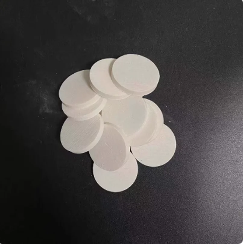 10pcs Natural Bovine Bone Round Slices DIY Craft Inlay Engraving Punchable Customizable Jewelry Making