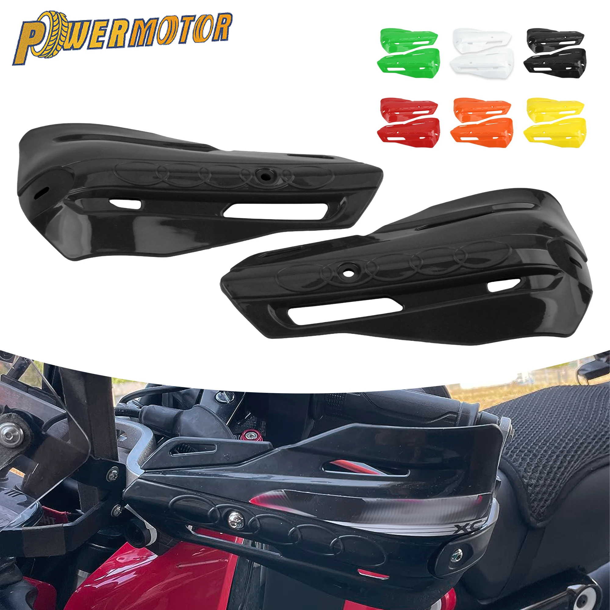 

Enduro Motocross Hand Guard Handlebar Protector Plastic Sheets for Audi Handguard Cover ATV Quad Scooters Motorcycle Accessories