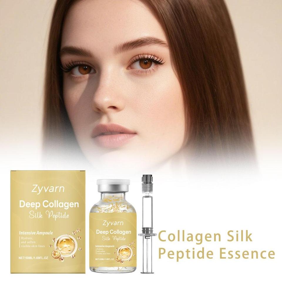  Collagen Silk Peptide Multi Effect Care Ampoule Essence Skin Brightening Essence Moisturizing & Repairing Essence Skin Care 