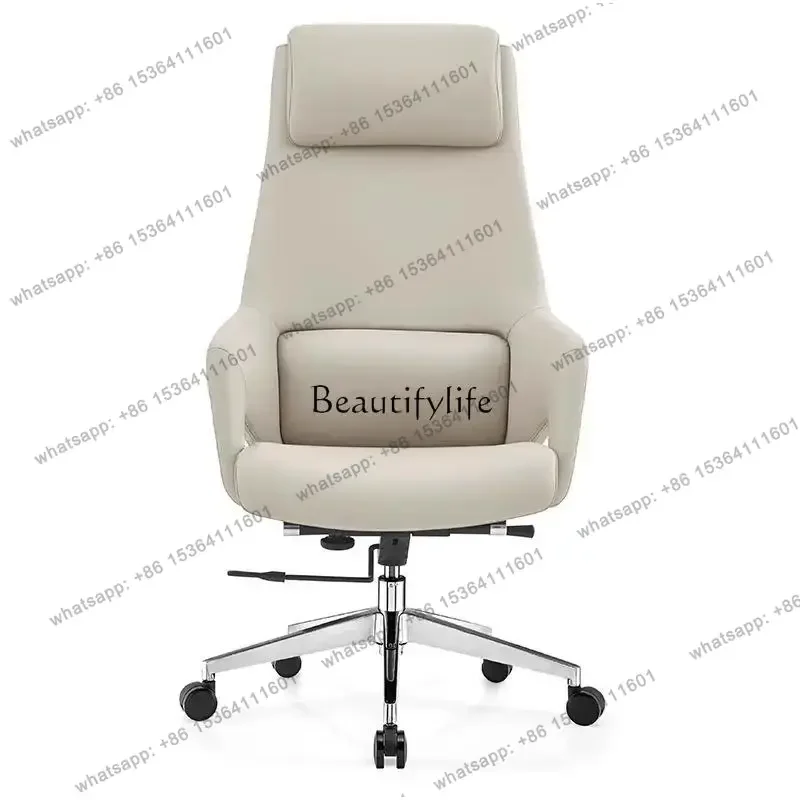 jj4 Italian minimalist book chair high-end microfiber leather leather home office chair can be lifted