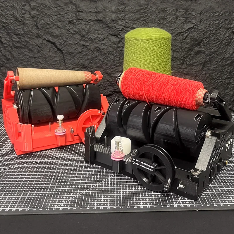 Portable Mini Yarn Winder with Length Calculator & Weight Detection Desktop Electric Yarn Rewinder for Precision Winding