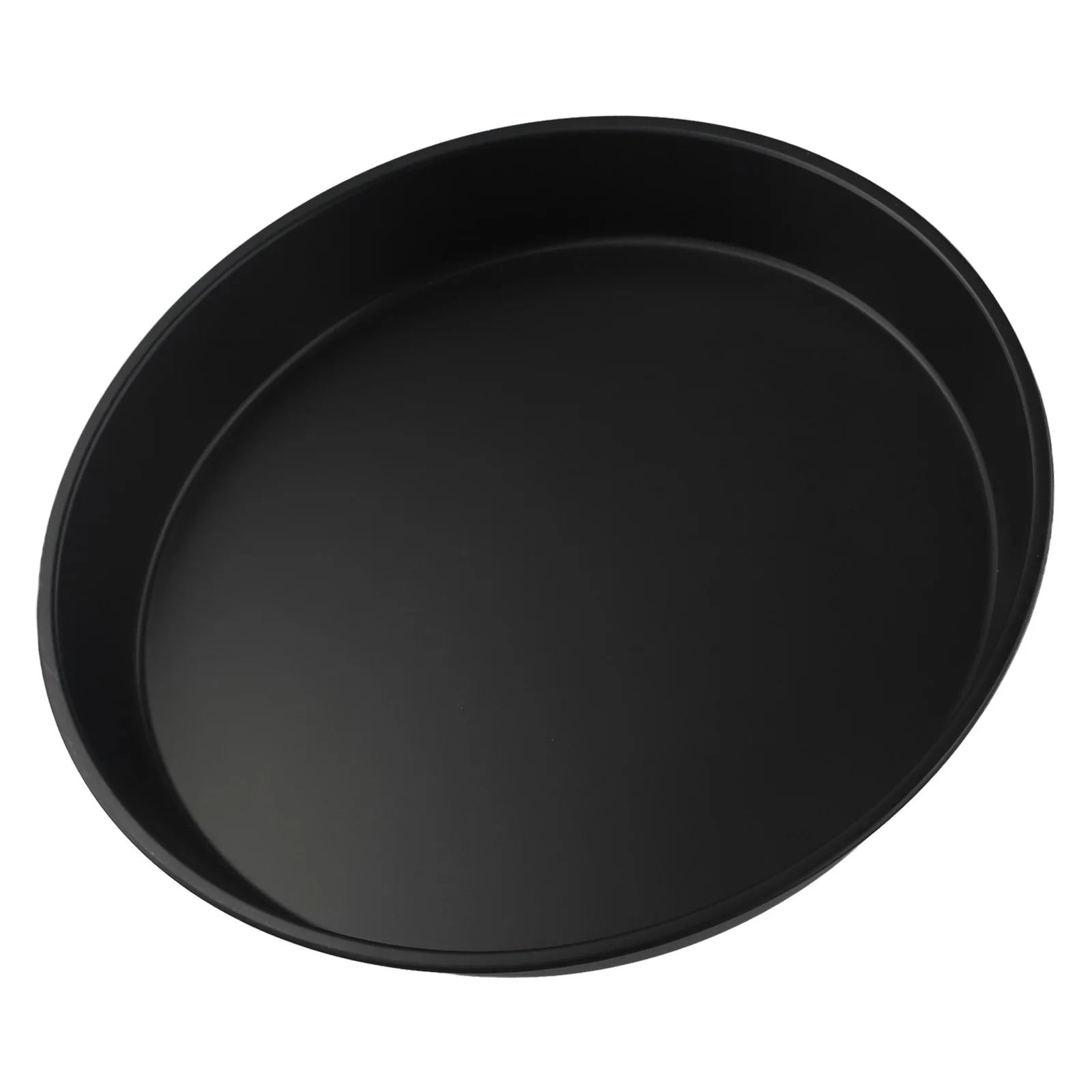 Round Baking Pan for Oven Use with Non-Stick Coating to Improve Pizza Crust Texture and Reduce Sticking Issues