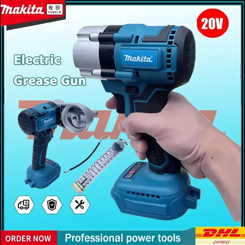 

Makita Brushless Electric Grease Gun Wireless Fully Automatic High-Pressure Excavator Specific Grease Gun For 18V Battery