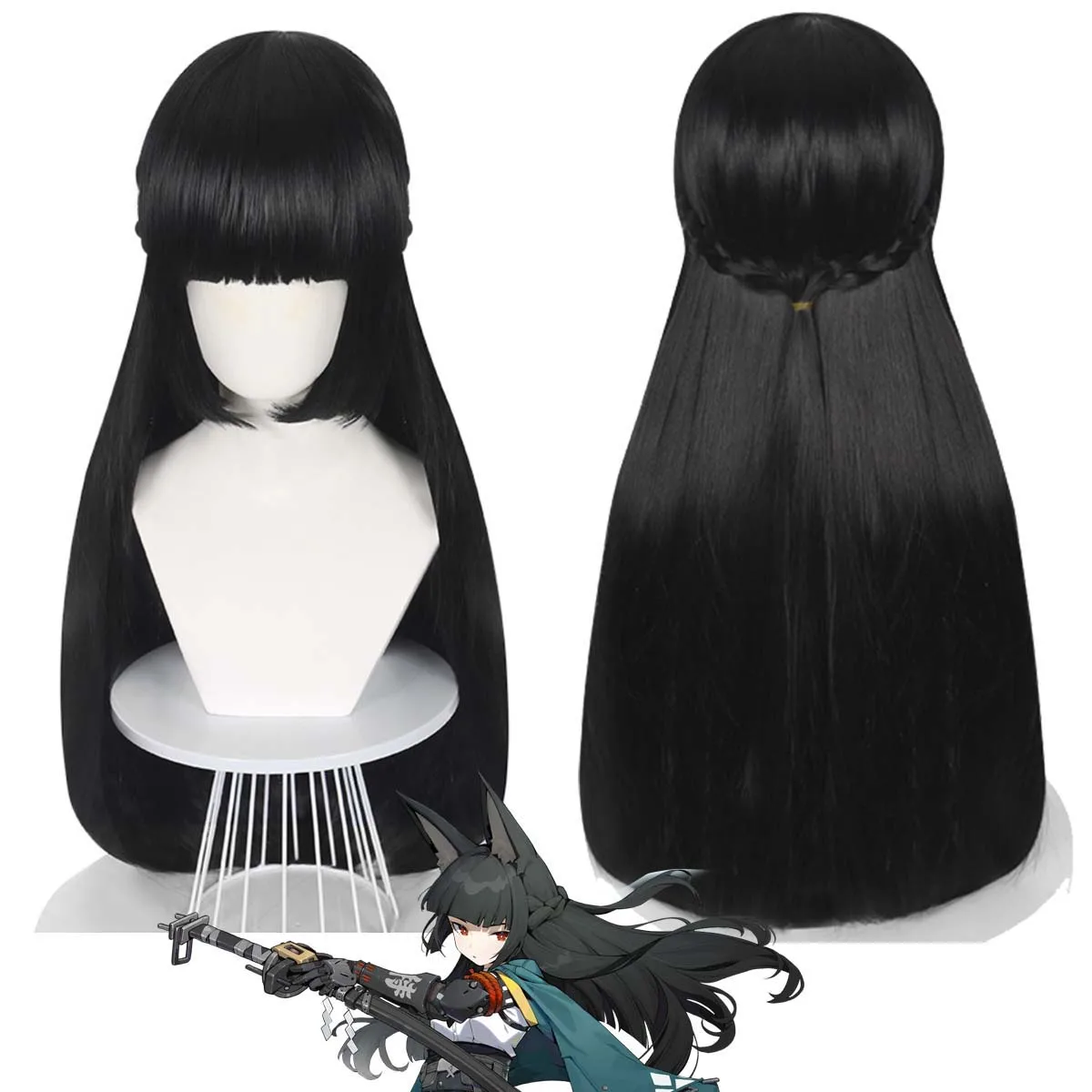 

Аниме Zenless Zone Zero Hoshimi Miyabi Косплей Парик