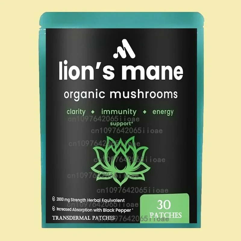 

30-летние патчи Lions Mane Mushroom Transdermal Patches способствуют близорукости, фокусиру и памятью