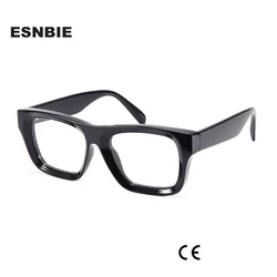 Trendy Oversized Square Eye Glasses For Men Tr90 Large Bold Frame Spectacles Women Myopia Prescription Glasses Oculos De Grau