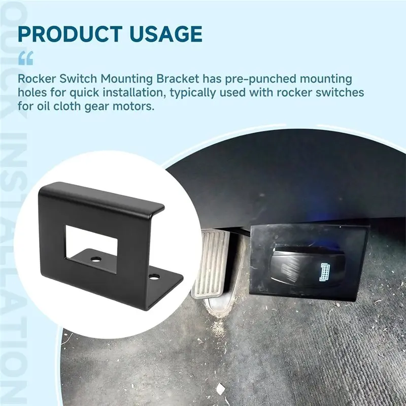 Durable-For Truck Compatible 2Pcs 3014188 Mounting Bracket With Rocker Switch, Includes Toggle Switch(3014187) Not Included