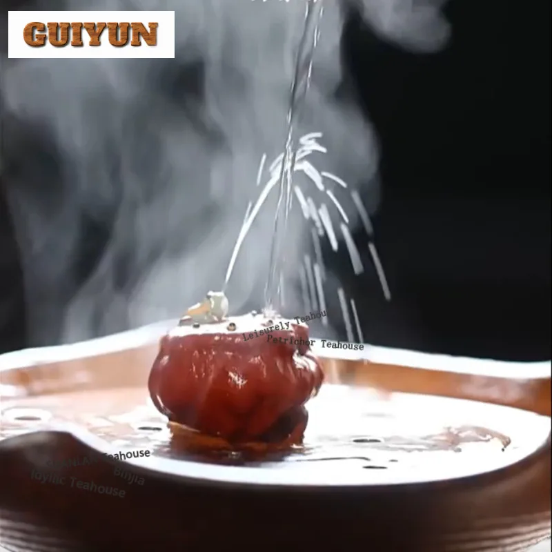 

Yixing Purple Clay Water-spraying Frog Tea Pet Retro Lucky Model Tea Figurine Play Toys Tea Statue Ornaments Craftsmanship Craft