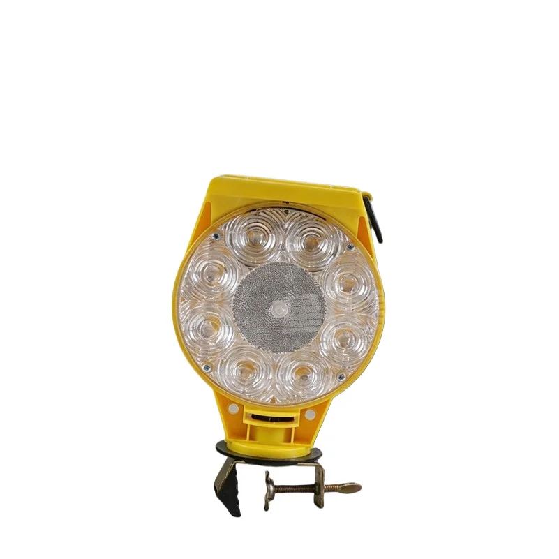

LED Multi-function Solar Charging Warning Light Red and Blue Flashing Intersection Barrier Light
