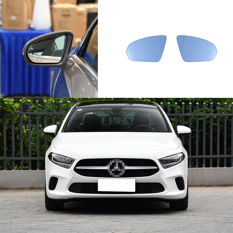 Heated Auto Wing Side Mirror Glass for Mercedes Benz W177 A CLA Class C118 V177 2019 2020 2021 A220 A180 A250 A200 CLA200