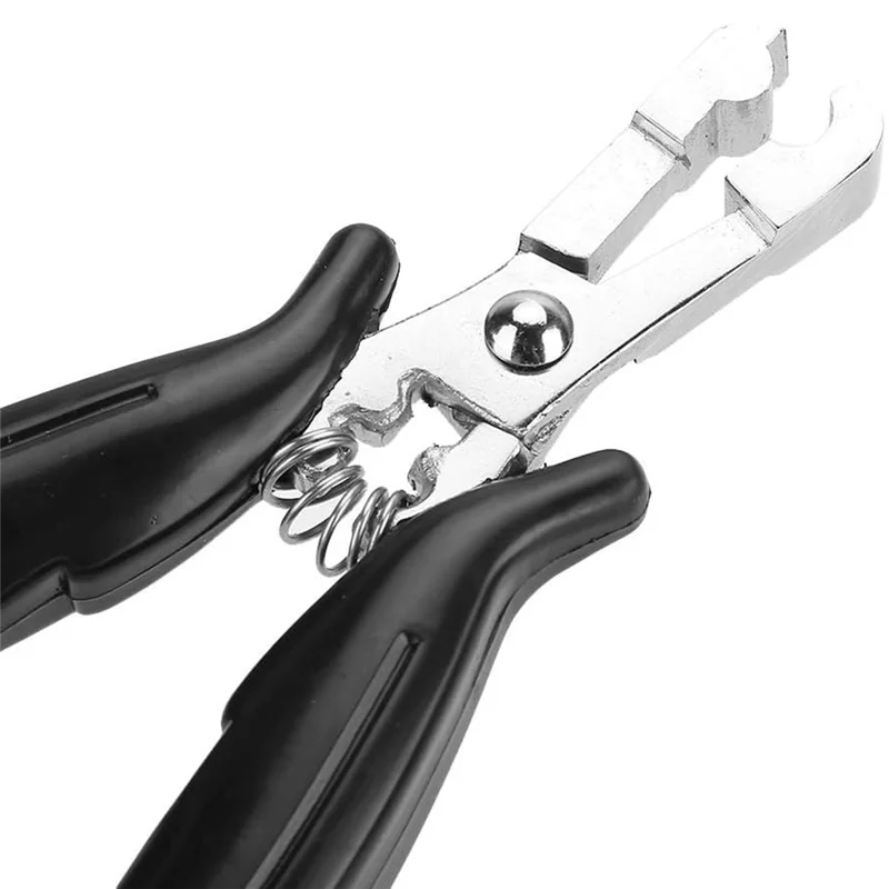 

Y19A Hair Extension Pliers, Stainless Steel Non Slip Handle Hair Extension Wig Tools