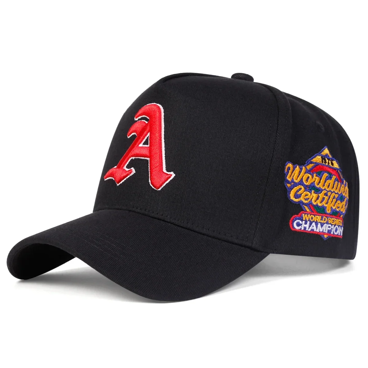 Unisex Gothic Letter A Embroidery Side Worldwide Baseball Caps Outdoor Adjustable Spring and Autumn Casual Sunscreen Hat - view 2