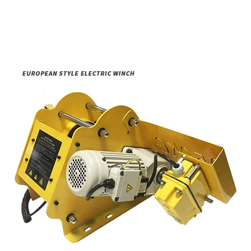 Compact Silent High Efficiency Electric Industrial Winch With Electromagnetic Brake Small Lifting Hoist Machinery Equipment