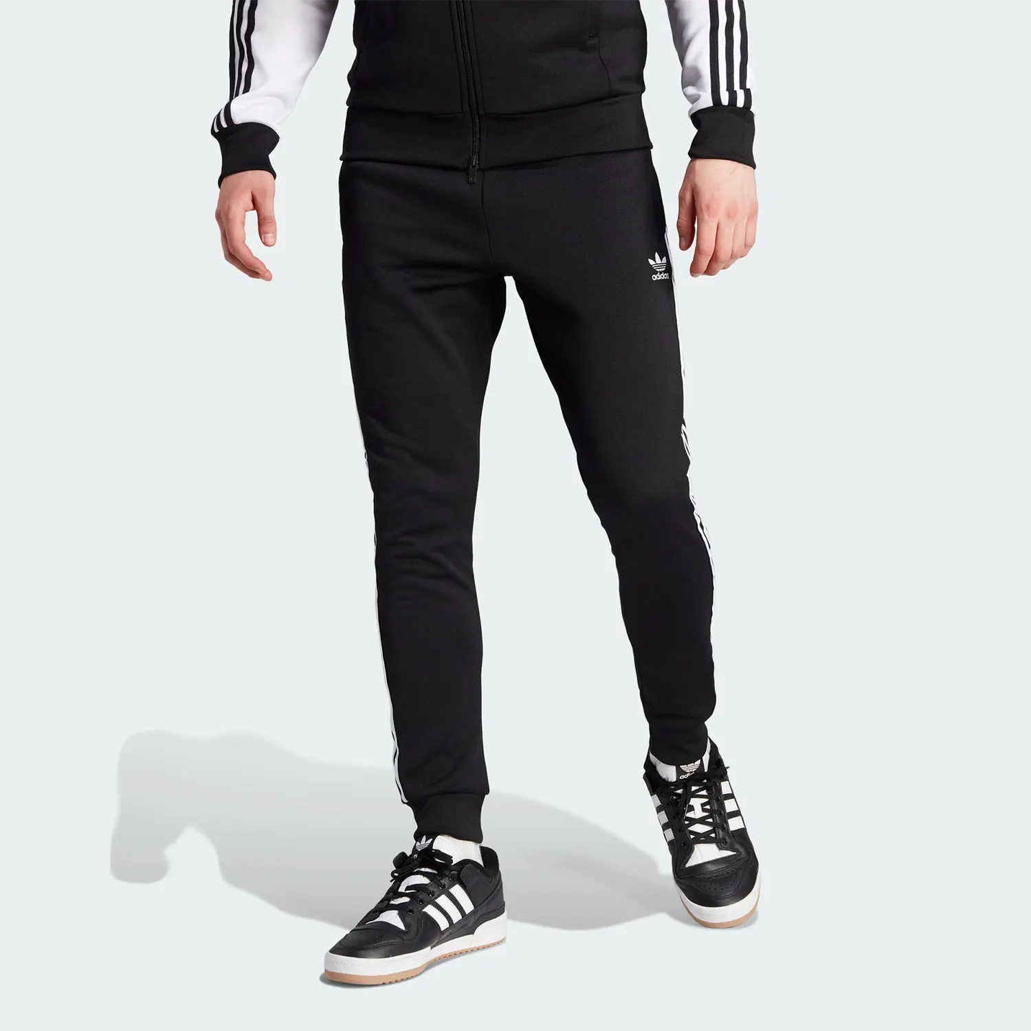 Adidas genuine clover men's slim fit and ankle binding sports knitted pants IL2488