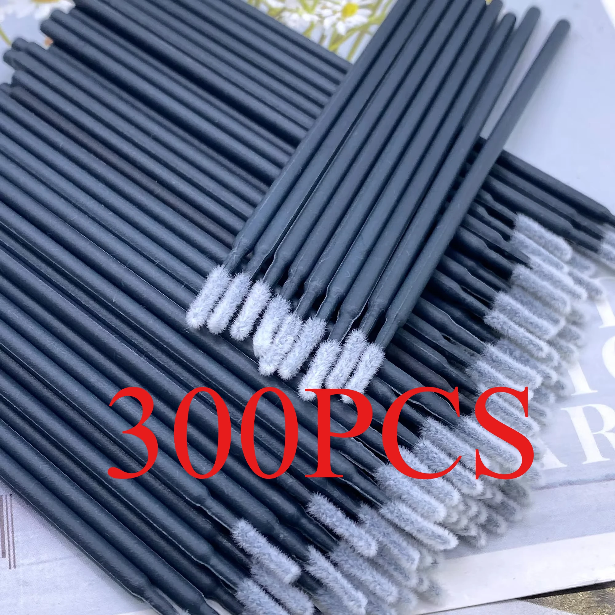 100/500 stücke Wimpern Reinigung Pinsel Lash Verlängerung Micro Baumwolle Tupfer Einzelne Wimpern Microbrush Schönheit Make-Up Sauber Entferner
