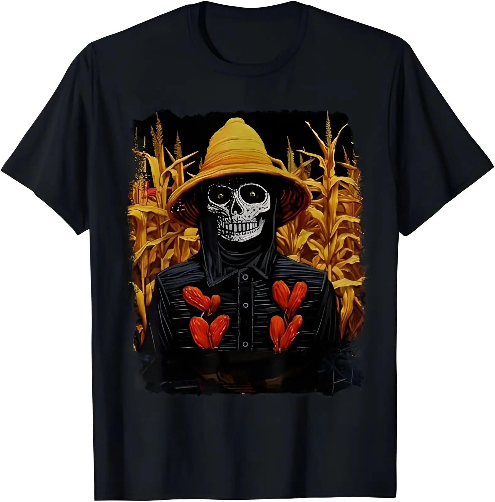 

Death Skull Love Pattern Halloween T-shirt