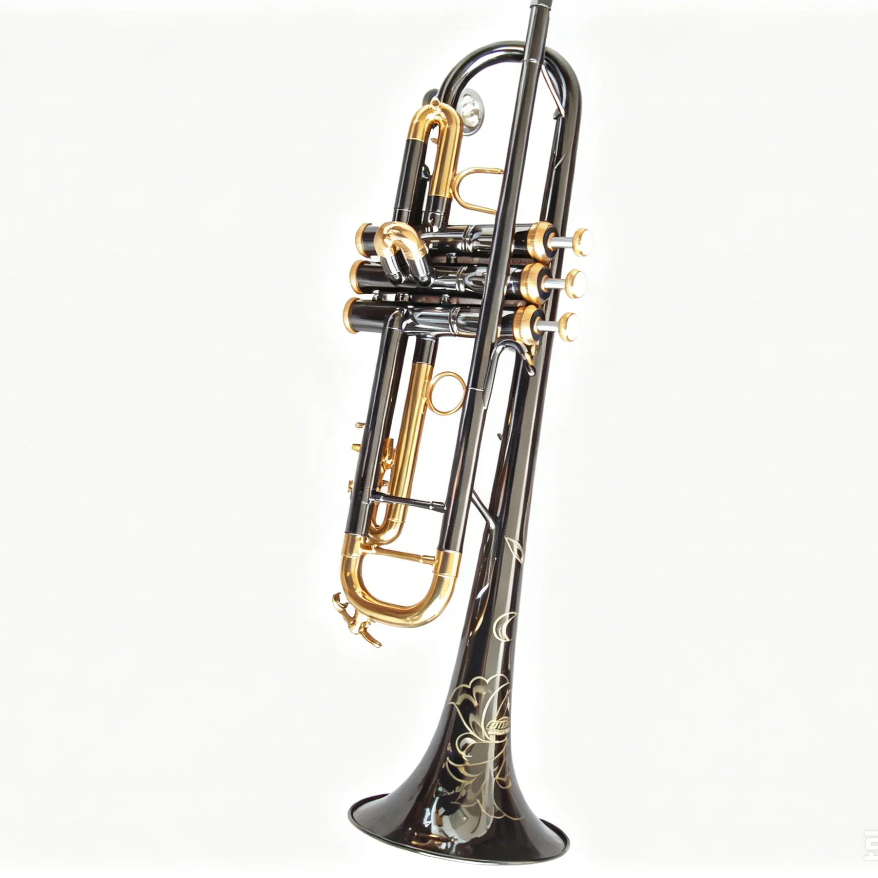 High Grade Black Nickel Plated Body Classic Structure Trumpet