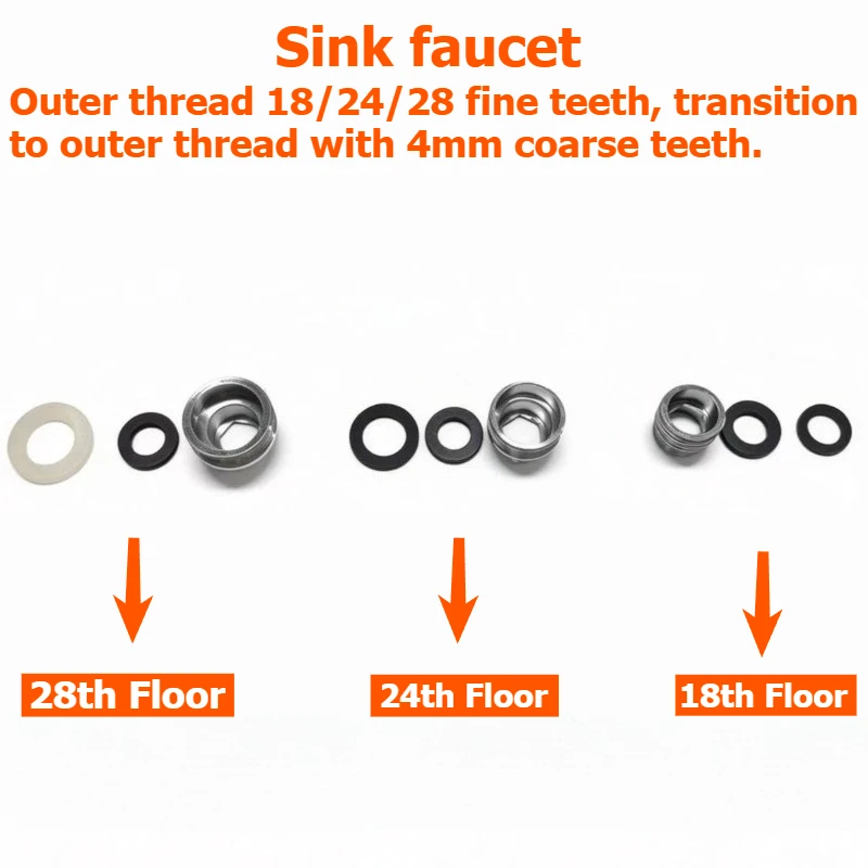 Kitchen basin foam remover water purifier water gun faucet accessory nozzle conversion water inlet hose connector