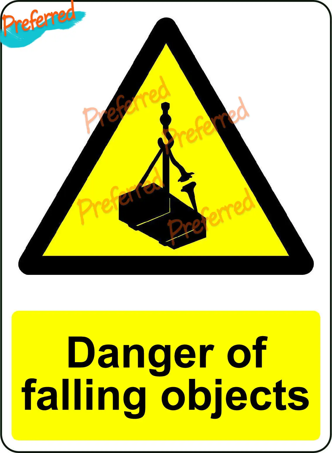 WARNING CCTV IN OPERATION/HIGH/HIGHLY FLAMMABLE/OXIDIZING MATERIAL/OVERHEAD CRANE OSHA DECAL SAFETY SIGN STICKER