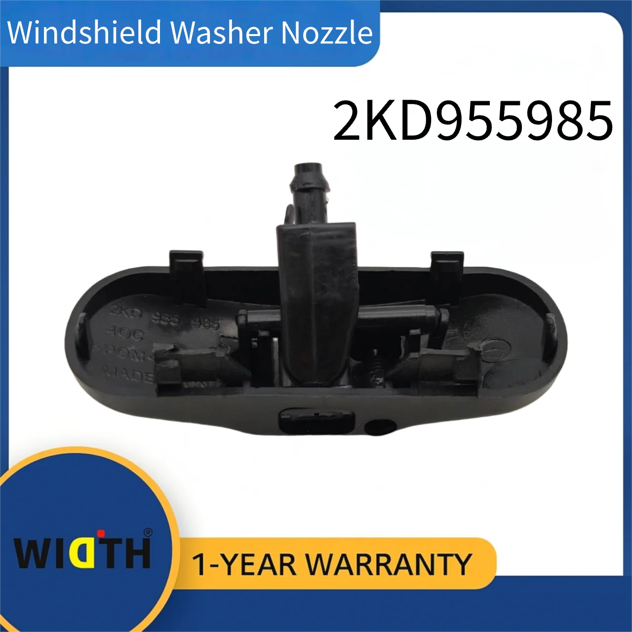 2KD955985 2KD9559859B9 Windshield Washer Nozzle for VW Transporter T5 T6 Front Spray Jet 2006-2024 | OE Replacement