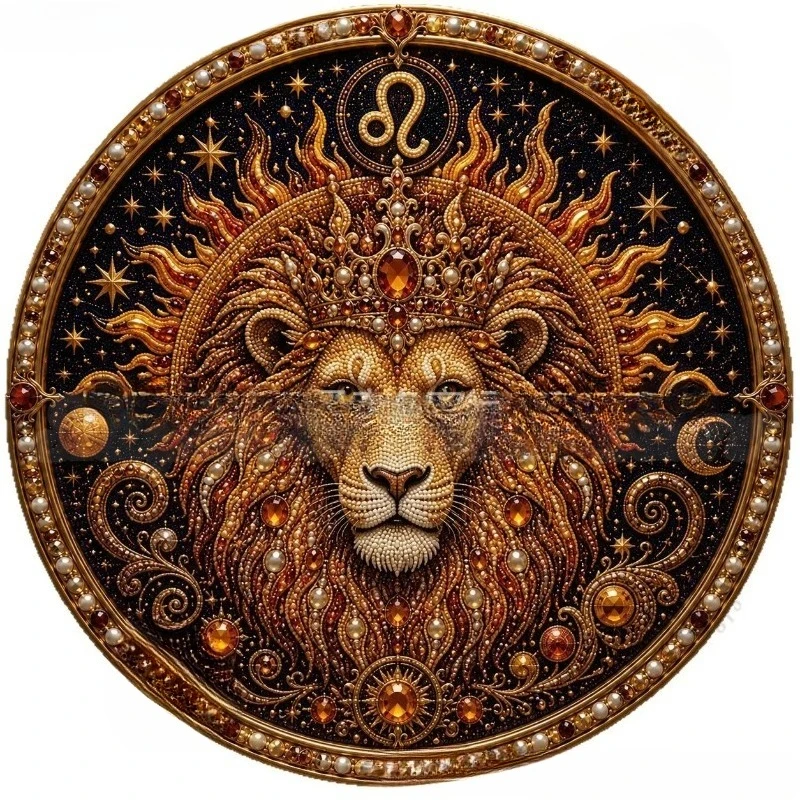 DIY Zodiac Pearl Bead Artwork, 12 Star Sign Constellation Craft Kit, Astrology Wall Decor for Astrology Enthusiasts