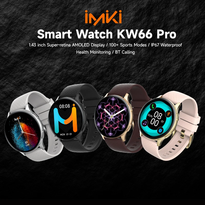 2024 IMIKI KW66 Pro Smart Watch 1.43\