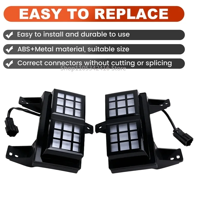 For Chery Jetour Traveller T2 Front Bumper Fog Light Assembly LED Headlight DRL Daytime Running Light Car Lamp Accessories