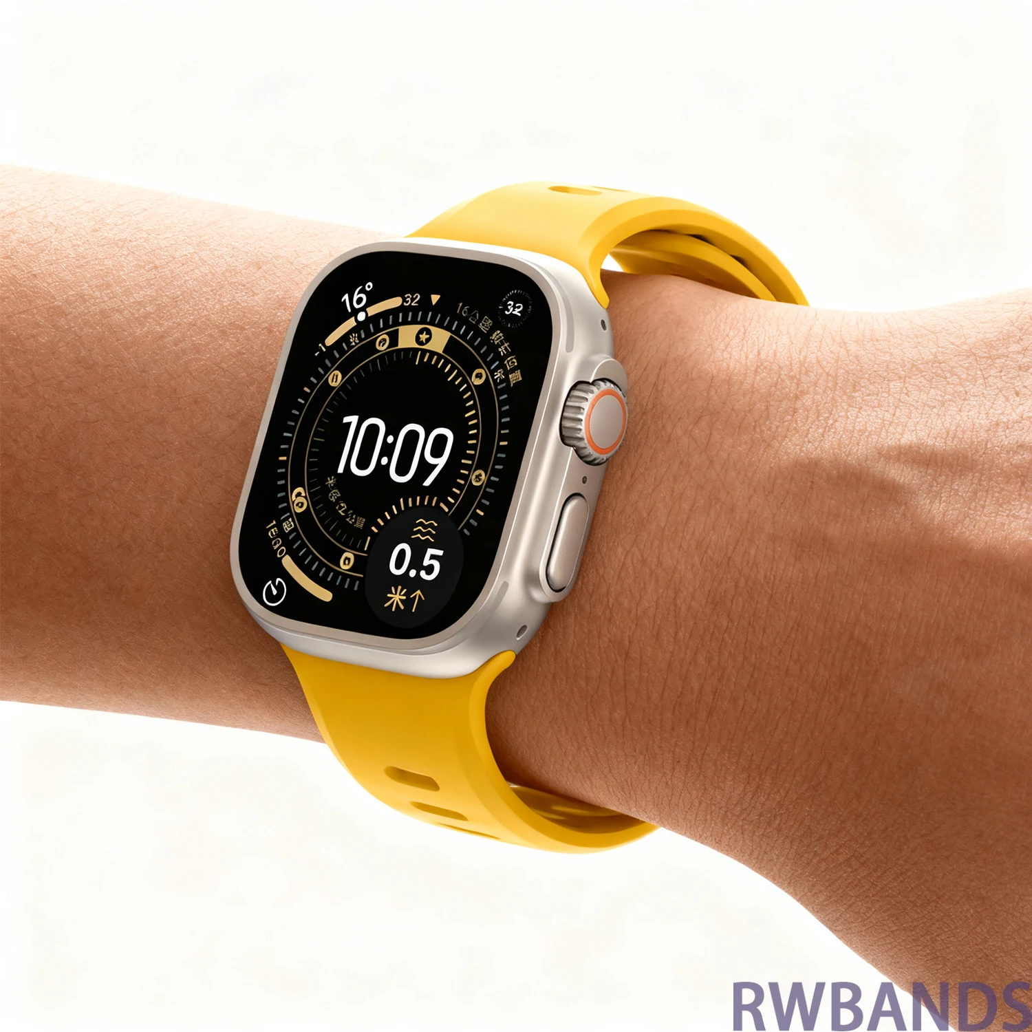Armband für Apple Watch Band Ultra 11 10 9 8 7 6 SE Weiches Silikon Atmungsaktiv für IWatch 46mm 42mm 41mm 44mm 45mm 40mm 49mm