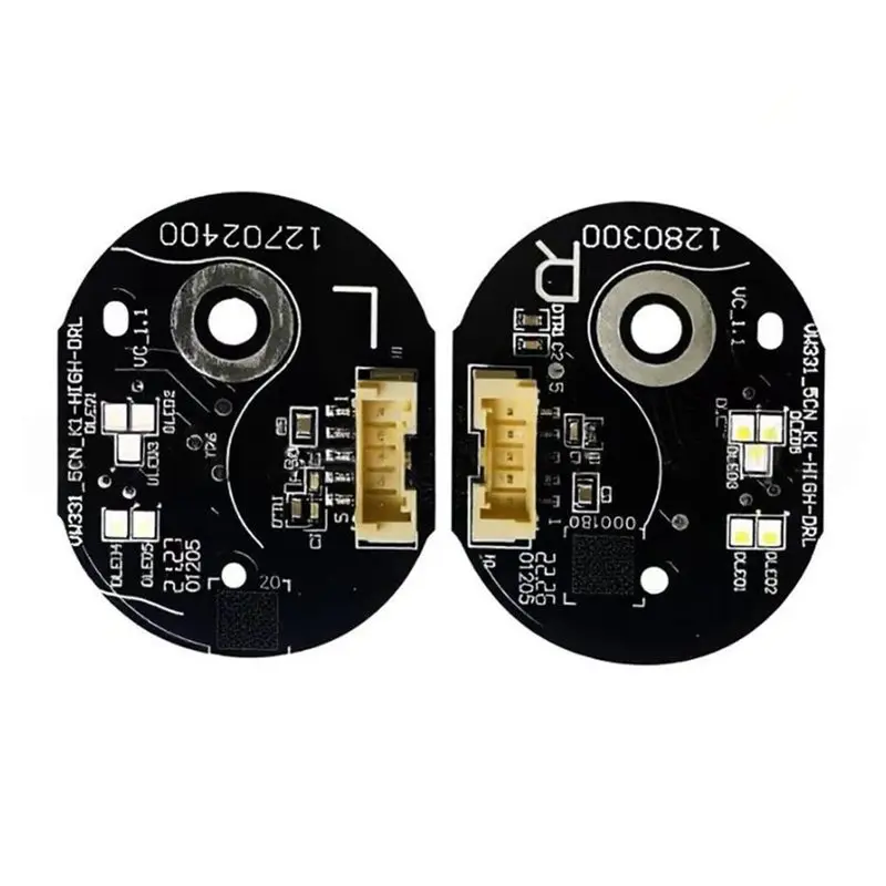 

Для VW Bora 23-24: 1 пара светодиодных плат для фар, светодиодные чип-платы, источник белого света для дневных ходовых огней, плата PCB с функцией указателя поворота