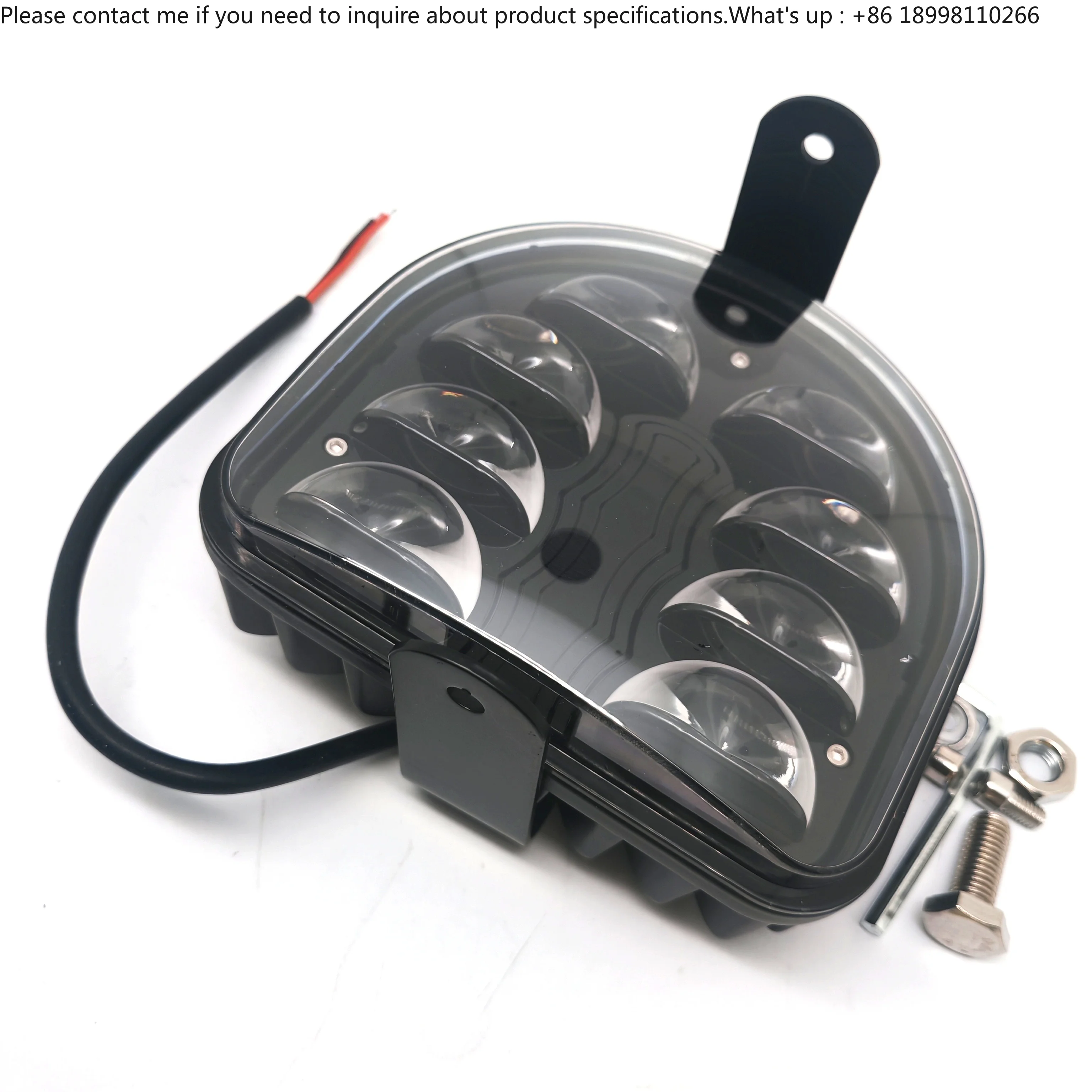 For Universal Forklift LED Safety Warning Light DC 12-48V 20W 80A Max Current